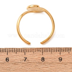 Unregelmäßige offene Manschettenringe aus Edelstahl 304 für Damen&nbsp;SA-CBA6EDB-08G
