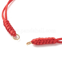 Verstellbares Zubehör für geflochtene Nylonschnüre zur Herstellung von Armbändern&nbsp;AJEW-JB01096
