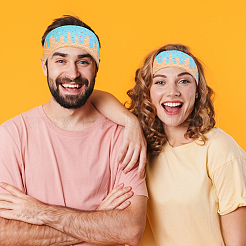 1 Stück Polyester-Stirnband für Damen und Mädchen&nbsp;OHAR-CN0001-05A