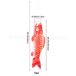 Japanische Karpfen Windsack Streamer Fisch Flagge&nbsp;HJEW-WH0008-33