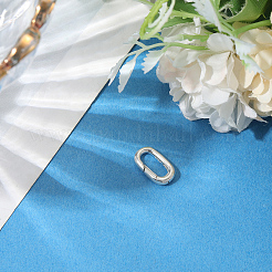 1 Stück: 925 Spring Gate-Ringe aus Sterlingsilber&nbsp;STER-BBC0008-50C