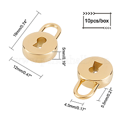 Pendentifs en acier inoxydable 304 avec placage sous vide PVD&nbsp;STAS-UN0017-24G