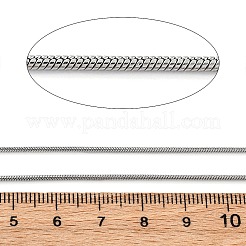 Anlaufgeschützte runde Schlangenketten aus Edelstahl 304&nbsp;CHS-L001-163-0.9mm-P01
