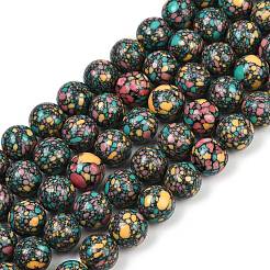 Chapelets de perles d'agate naturelle&nbsp;G-U030-C01-12mm
