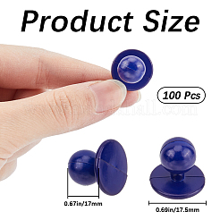 100 bouton en plastique&nbsp;BUTT-GF0001-42B