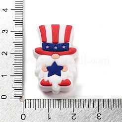Perline in silicone a tema Festa dell'Indipendenza&nbsp;LS-SIL-M005-01E