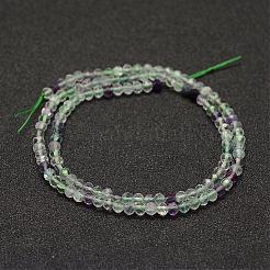 Natürlichen Fluorit Perlen Stränge&nbsp;G-F460-16