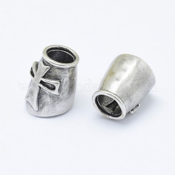 Perline barile ottone&nbsp;KK-P130-062AS-NR