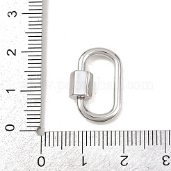 Ciondoli con moschettone a vite in ottone&nbsp;KK-Z132-07P