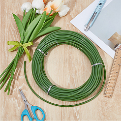 PVC-Kunststoffschlauchrolle zum Bündeln künstlicher Blumenstiele&nbsp;DIY-WH0750-049