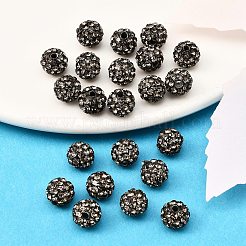 Polymer Ton Strass Perlen&nbsp;RB-H284-8MM-215