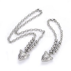 Ensembles de bijoux en acier inoxydable 304 résistant au ternissement&nbsp;SJEW-O097-01P