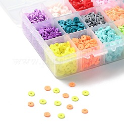 Perle di argilla polimerica fatte a mano da 240g 24 colori&nbsp;CLAY-JP0001-09-6mm