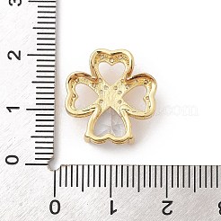 Pendentifs avec zircon cubiques à micro-pavés en laiton&nbsp;LS-ZIRC-I069-01G-01