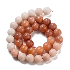 Natürliche rosa Aventurin Perlen Stränge&nbsp;G-B095-A02-01