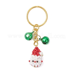 Llaveros de vidrio de Papá Noel&nbsp;KEYC-MZ00054