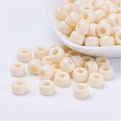 Opaques perles grands trous européens acryliques&nbsp;PL338-70