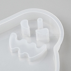 Moldes de estatua de silicona con colgante fantasma diy de halloween&nbsp;DIY-P006-38