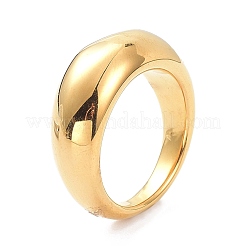 Ionenplattierung (IP) 304 Edelstahl-Fingerringe&nbsp;RJEW-F115-04C-G