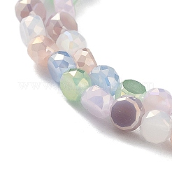 Perles en verre electroplate&nbsp;EGLA-P056-01
