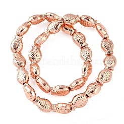 Chapelets de perles en verre électroplaqué&nbsp;EGLA-V001-01C