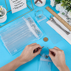 Transparente PVC-Gepäckanhänger&nbsp;DIY-WH0899-503