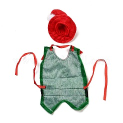 Vestiti di natale feltro panno e ferro copri bottiglia di vino decorazione&nbsp;DJEW-K027-02A