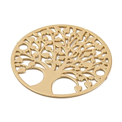 Ciondoli connettore in ottone placcato cremagliera&nbsp;KKC-D001-20KCG