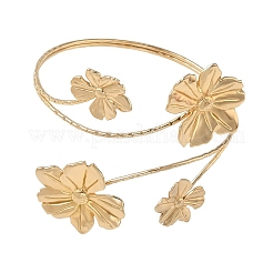 Bracelets manchettes ouverts en acier inoxydable 304 pour femmes&nbsp;SA-CBA2C9D-06B