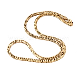 Collares de cadena de serpiente de acero inoxidable 304 con revestimiento iónico (IP)&nbsp;NJEW-Q337-03B-G