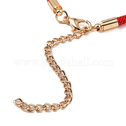 12 pz 12 colori braccialetti in poliestere&nbsp;BJEW-P340-13H-G