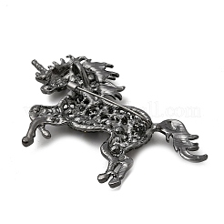 Broches de solapa de aleación con rhinestone para ropa&nbsp;JEWB-F042-06B