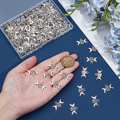 200 pz charms in lega stile tibetano&nbsp;TIBEP-PH0001-89
