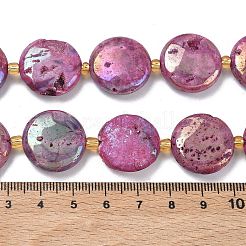 Galvanisierte natürliche Druzy Geode Kristallperlen Stränge&nbsp;G-G459-04