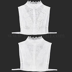 Abnehmbares Baumwollhemd für Damen mit falschem Kragen&nbsp;AJEW-WH20054-049B