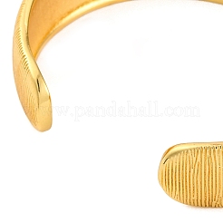 Braccialetti a polsino in ottone con placcatura a rombo e micro pavé di zirconi cubici per donna&nbsp;BJEW-M040-15G