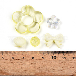 Transparente & opake Acrylperlen&nbsp;TACR-T028-26B
