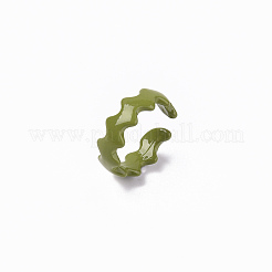 Manschettenringe aus lackierter Legierung&nbsp;RJEW-T011-16-RS