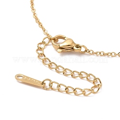 Collar con colgante de corazón y llave maestra&nbsp;NJEW-A004-14G