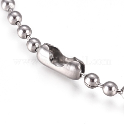 Anlaufgeschützte Kugelkettenarmbänder aus Edelstahl 304&nbsp;X-STAS-D233-01P