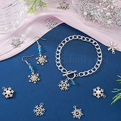 36 stücke 6 stile legierung strass anhänger&nbsp;FIND-TA0010-05