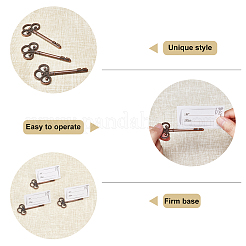 Pince-notes en alliage de zinc&nbsp;DJEW-WH0037-73