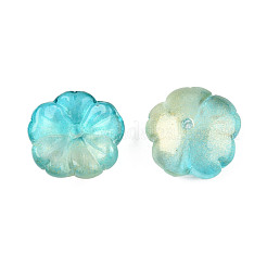 Perle di vetro verniciate a spruzzo trasparente&nbsp;GLAA-Q089-003-G001