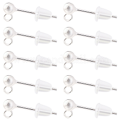 925 aretes de plata foenituras de plata esterlina&nbsp;STER-BBC0009-91B