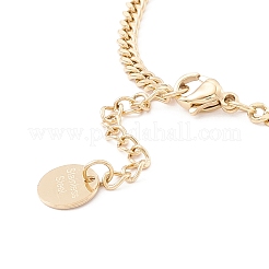 Bracciali a conchiglia in acciaio inossidabile 304&nbsp;BJEW-M287-01G