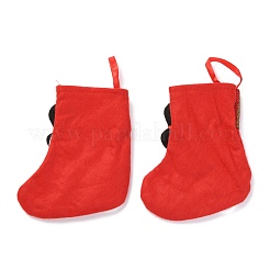 Calza di natale appesa in stoffa&nbsp;HJEW-B003-06