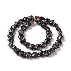 Trasparenti perle di vetro placca fili&nbsp;GLAA-C025-01C