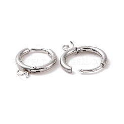 Accessoires de boucles d'oreilles créoles huggies en acier inoxydable résistant au ternissement&nbsp;X-STAS-J400-36P