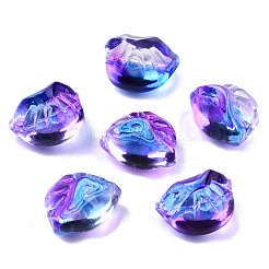 Perle di vetro verniciate a spruzzo trasparente&nbsp;GLAA-N035-033-G01