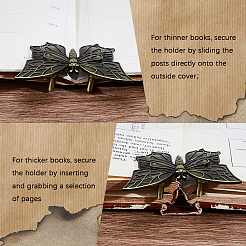 Zink-Legierung Bookmarks&nbsp;AJEW-WH20006-176A